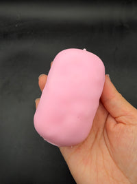 Crunchy matte soap stressball pink