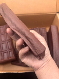 Defective foam slow rise chocolate