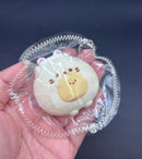 Cute mini keychain cat  soft taba squishy