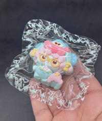 mini keychain cute hangyodon x piano soft  taba squishy