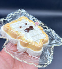 bear waffle biscut  Taba Squishy Toy
