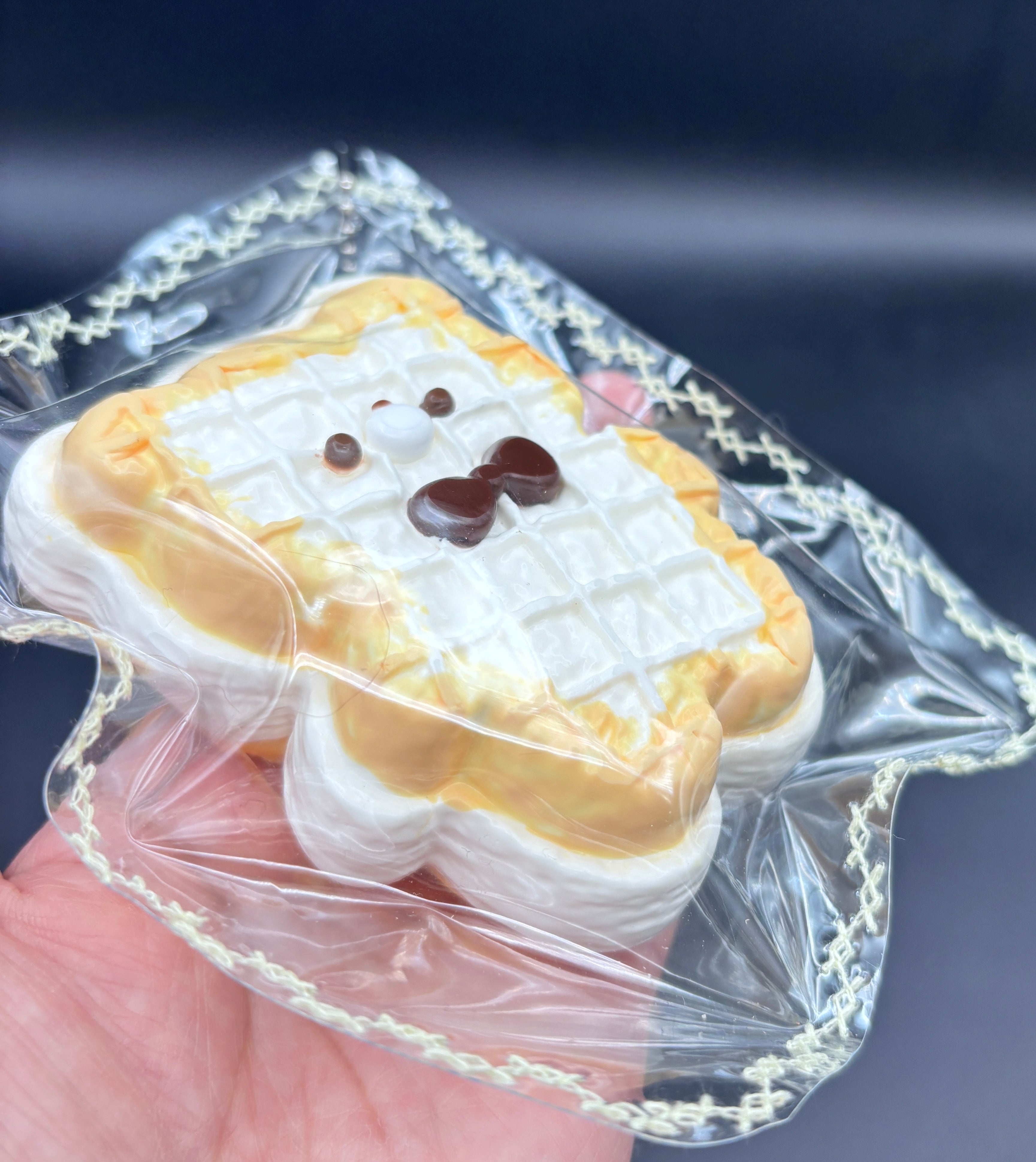 bear waffle biscut  Taba Squishy Toy