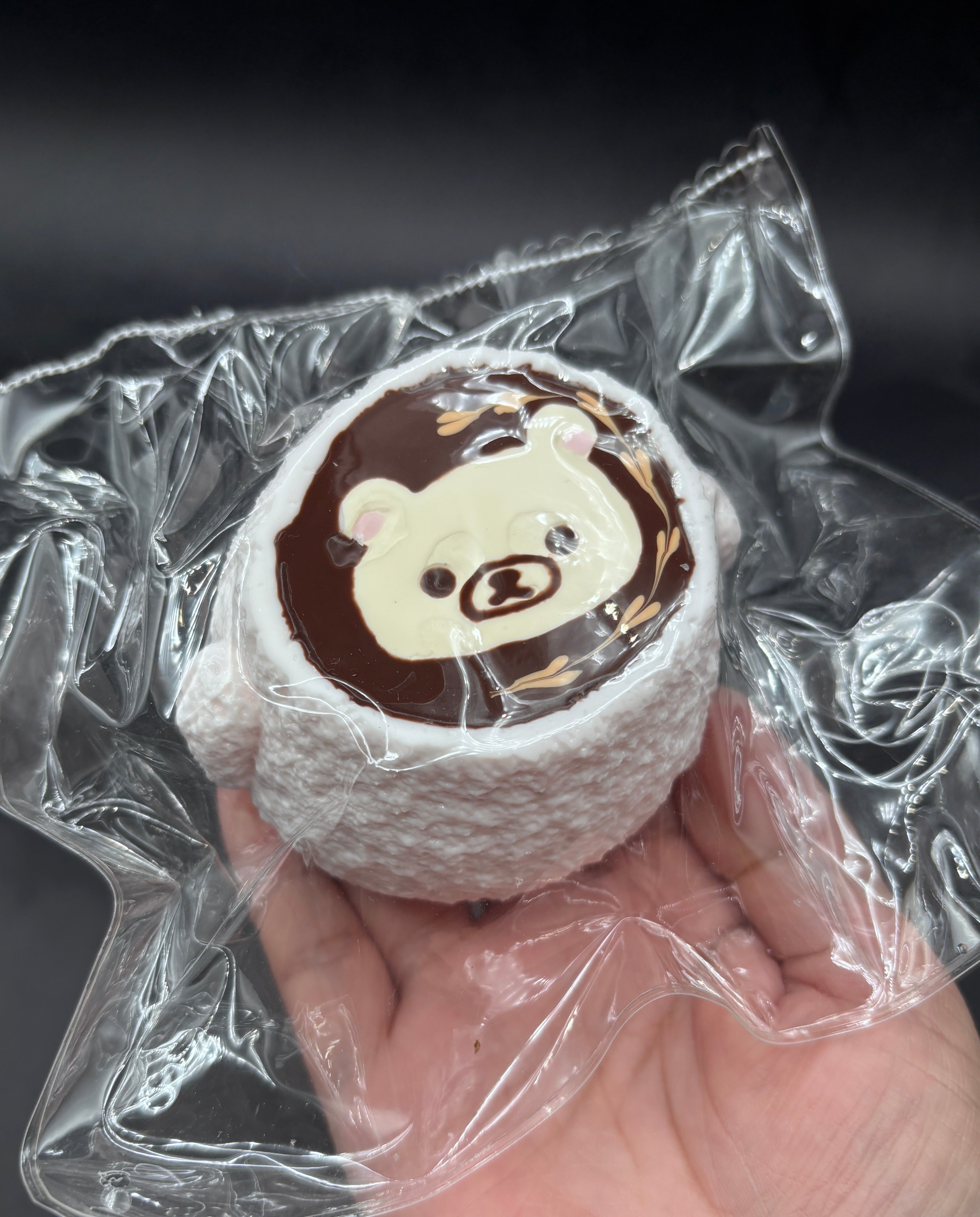 Frozen butter Bear coffee cup cute taba squishy
