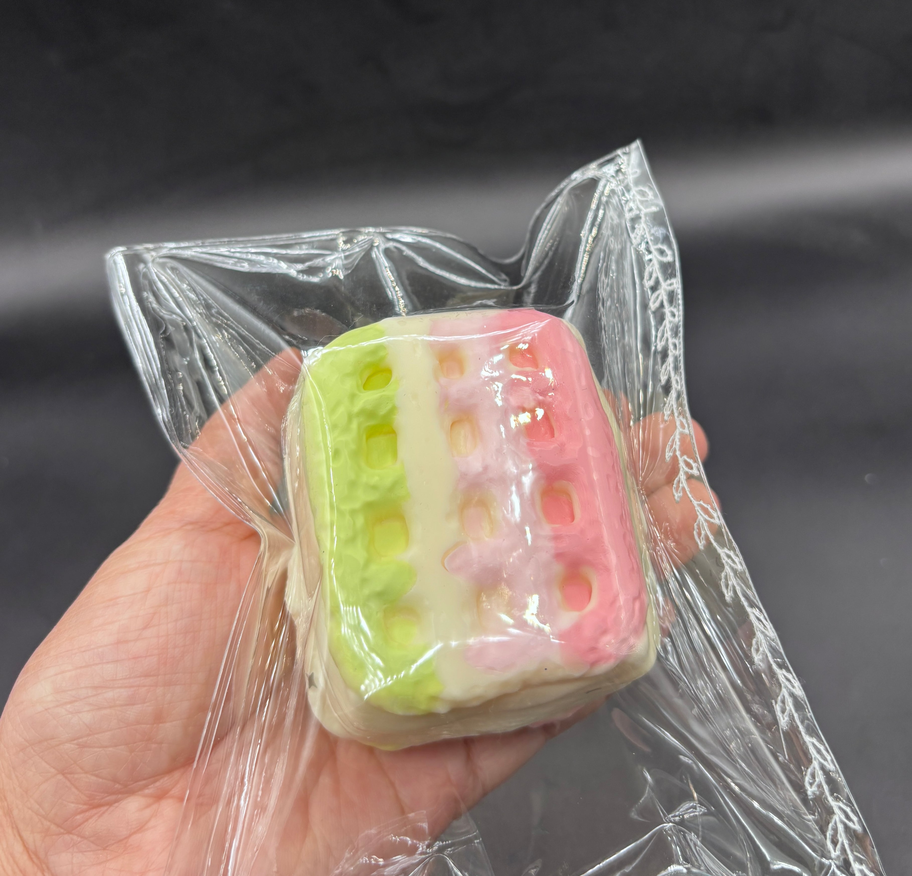 Frozen butter Neapolitan ice cream sandwich  taba squishy