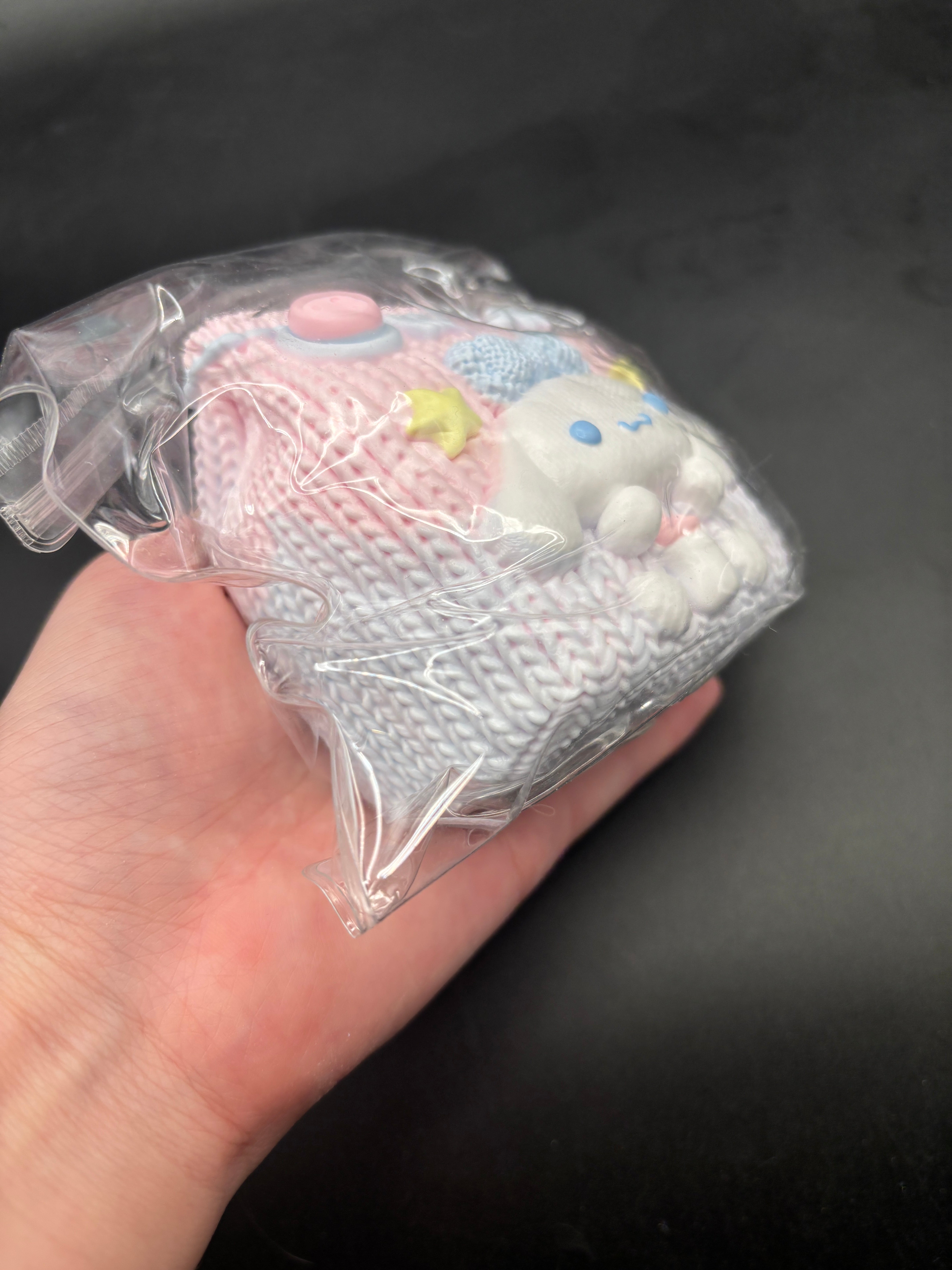 Extra large crocheted cinna milk box detailed taba squishy