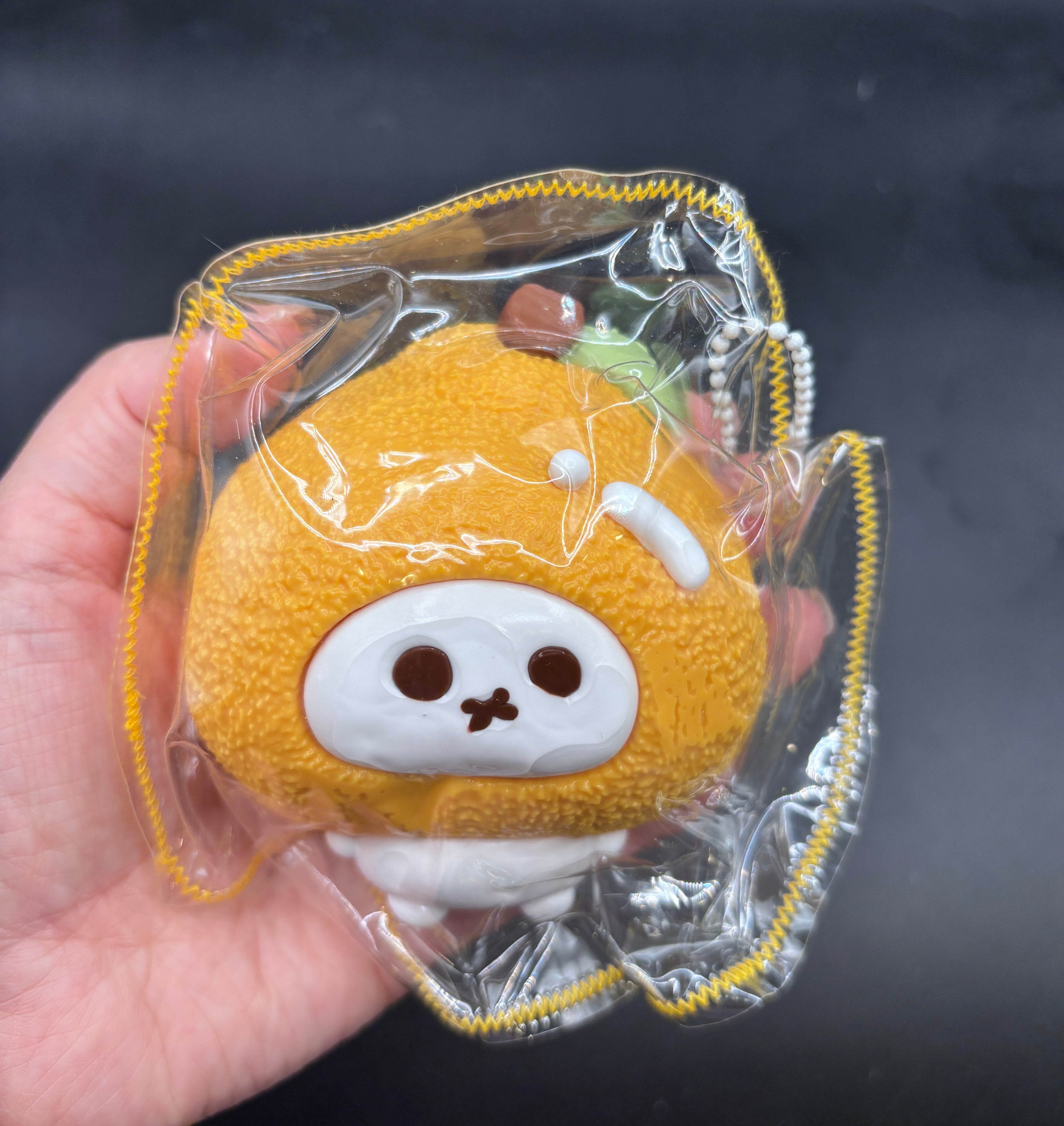 Cute chibi Miffy orange taba squishy