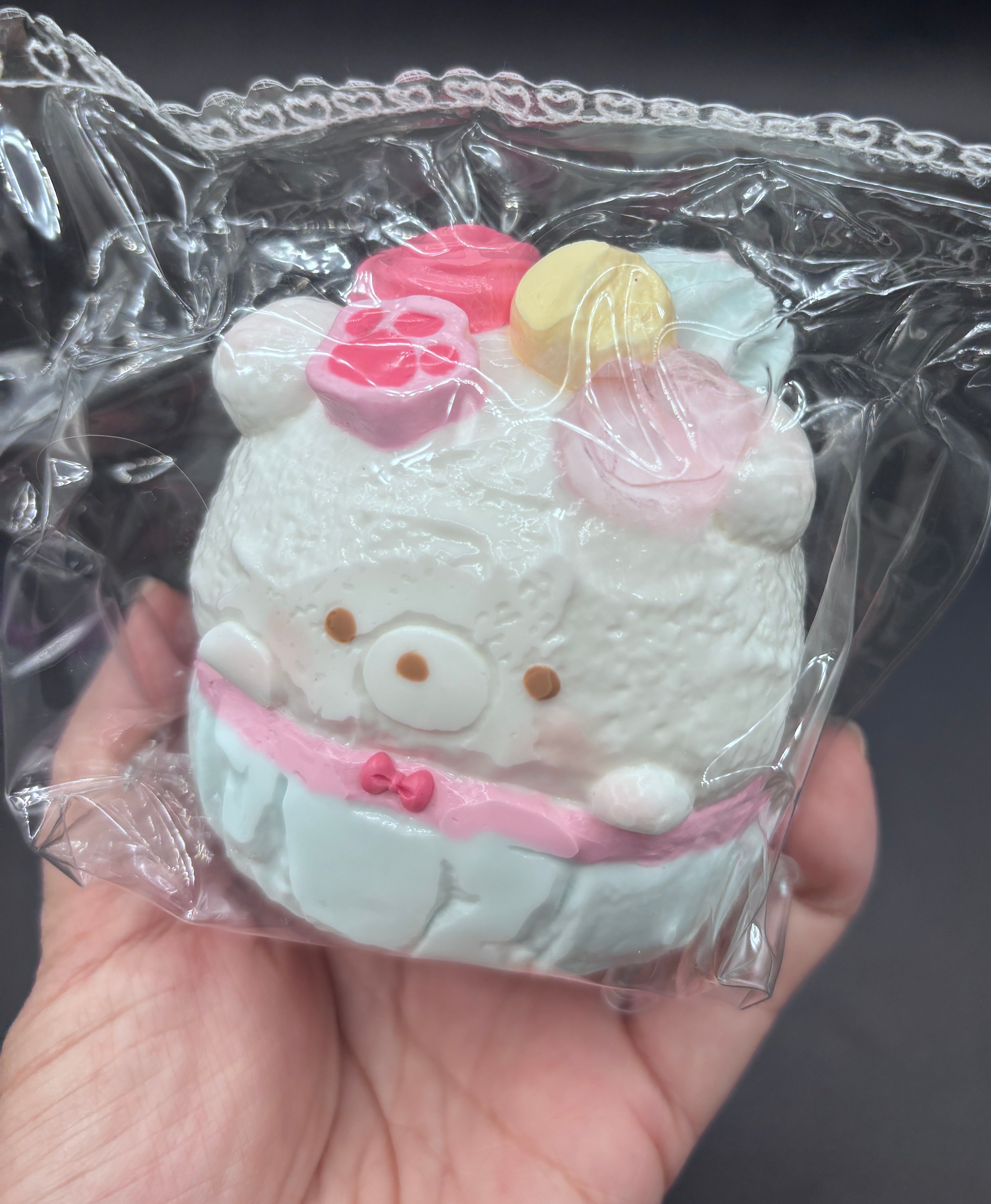 Large polar bear cupcake cute