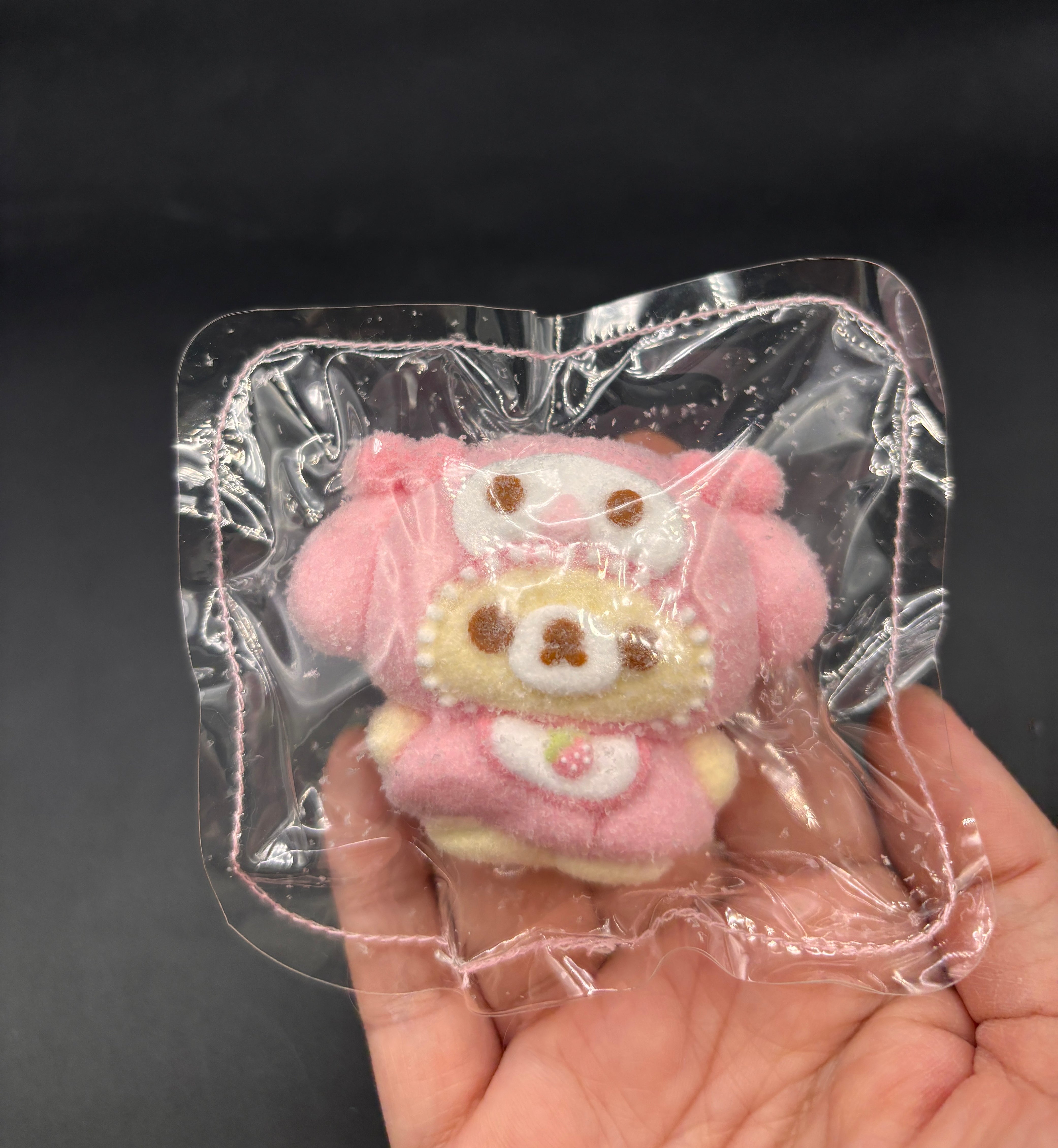 Small rilaxmelody soft taba cute (flocked or unflocked) taba squishy