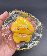 Mini keychain cute pudding duck soft taba squishy