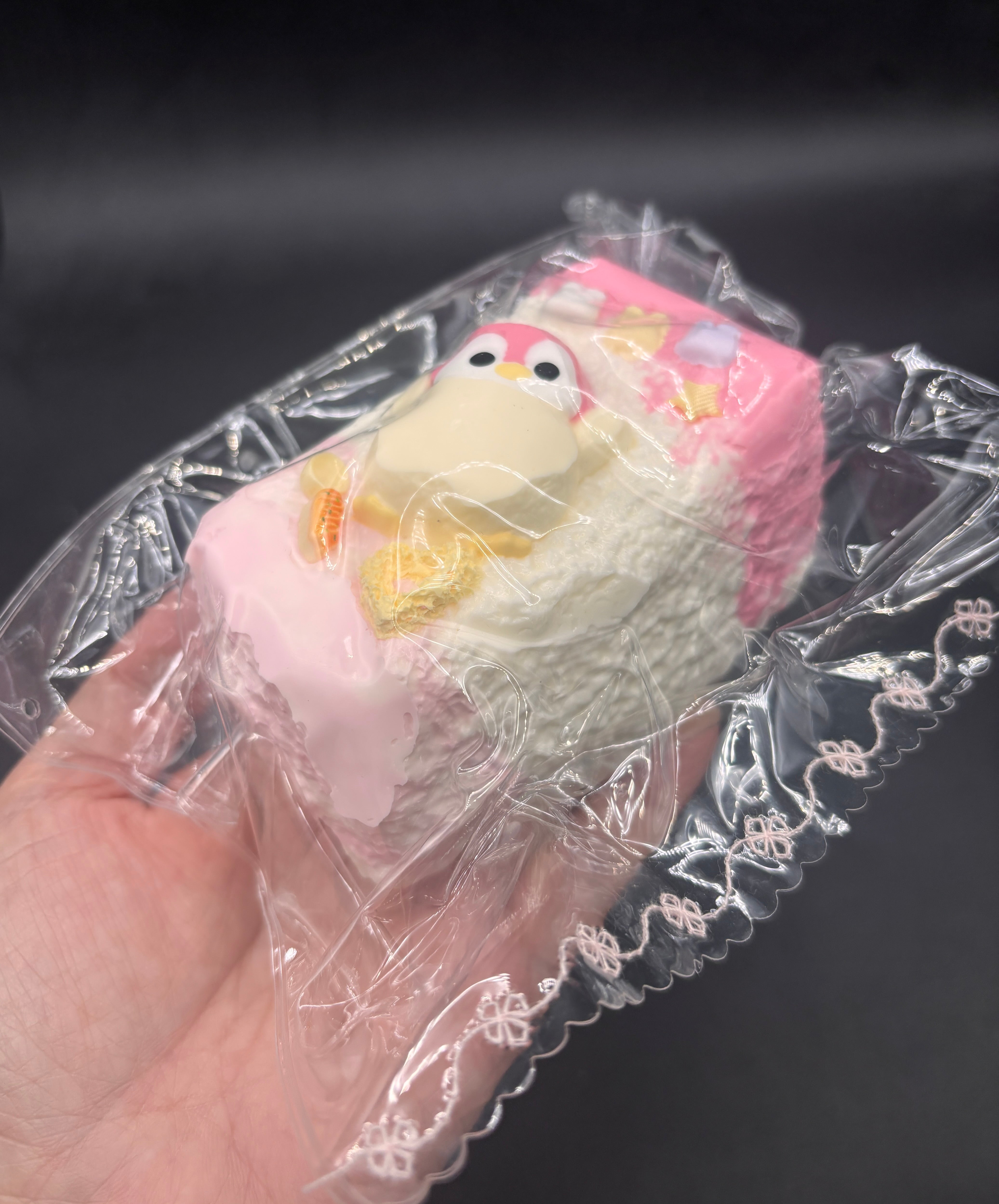 Large frozen butter penguin sponge cake taba squishy
