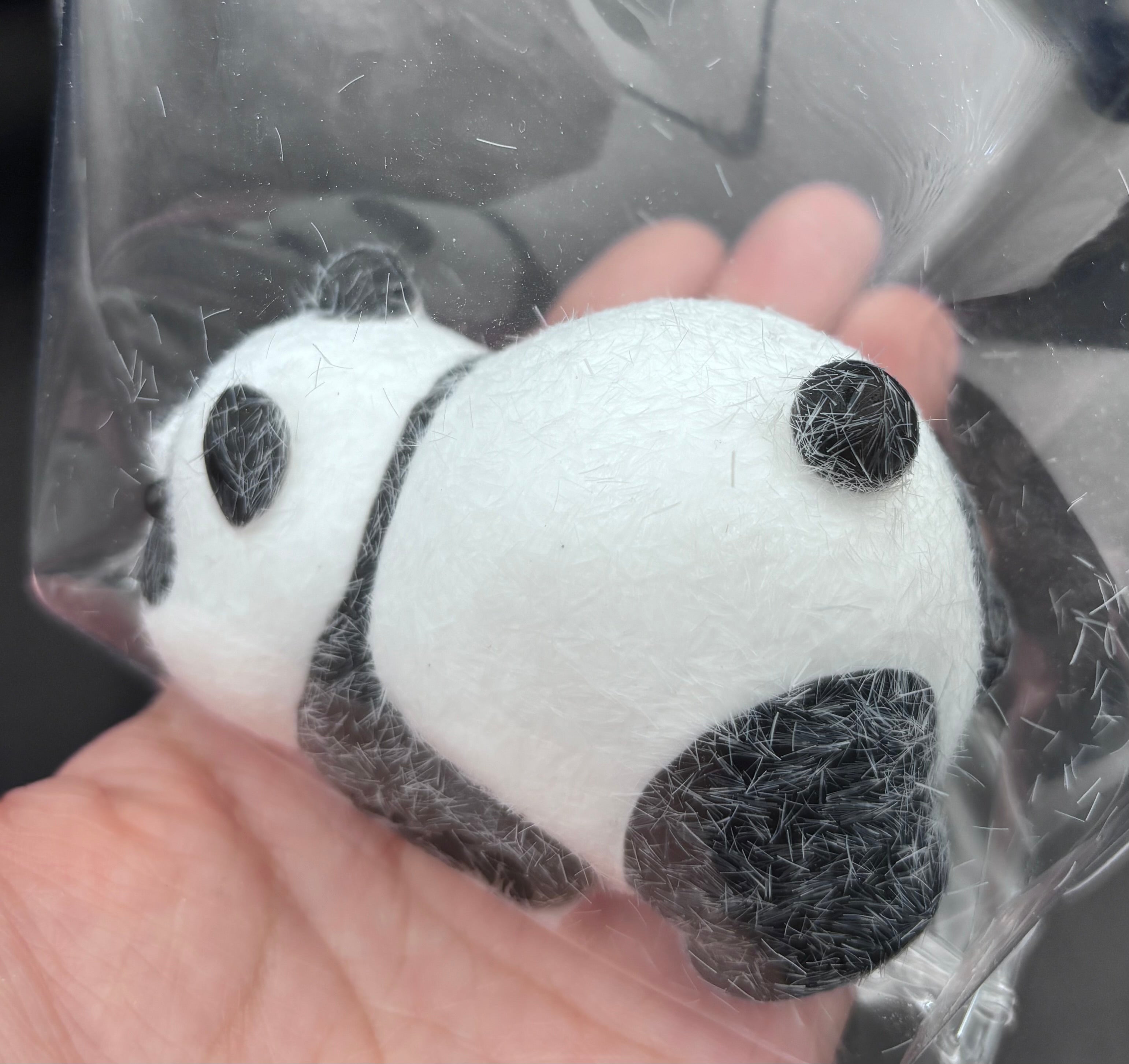 Flocked Soft Panda Taba Squishy