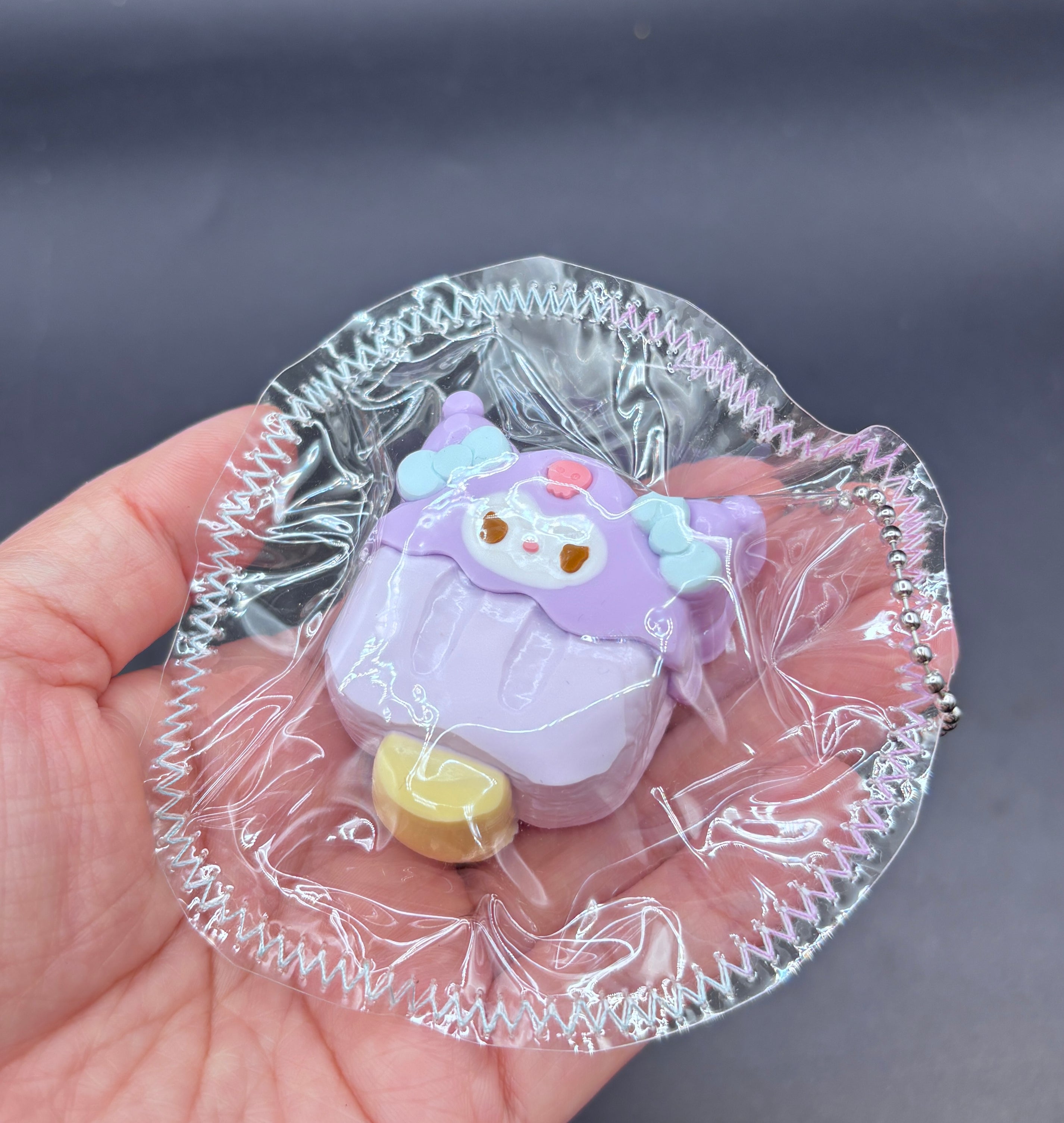 Mini keychain Kuromi popsicle taba soft   taba squishy