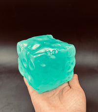 Jumbo 7cm super soft thin skinned aqua cheese stressball