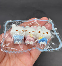 Pack of 3 mini Miffy family cute soft soft taba squishy