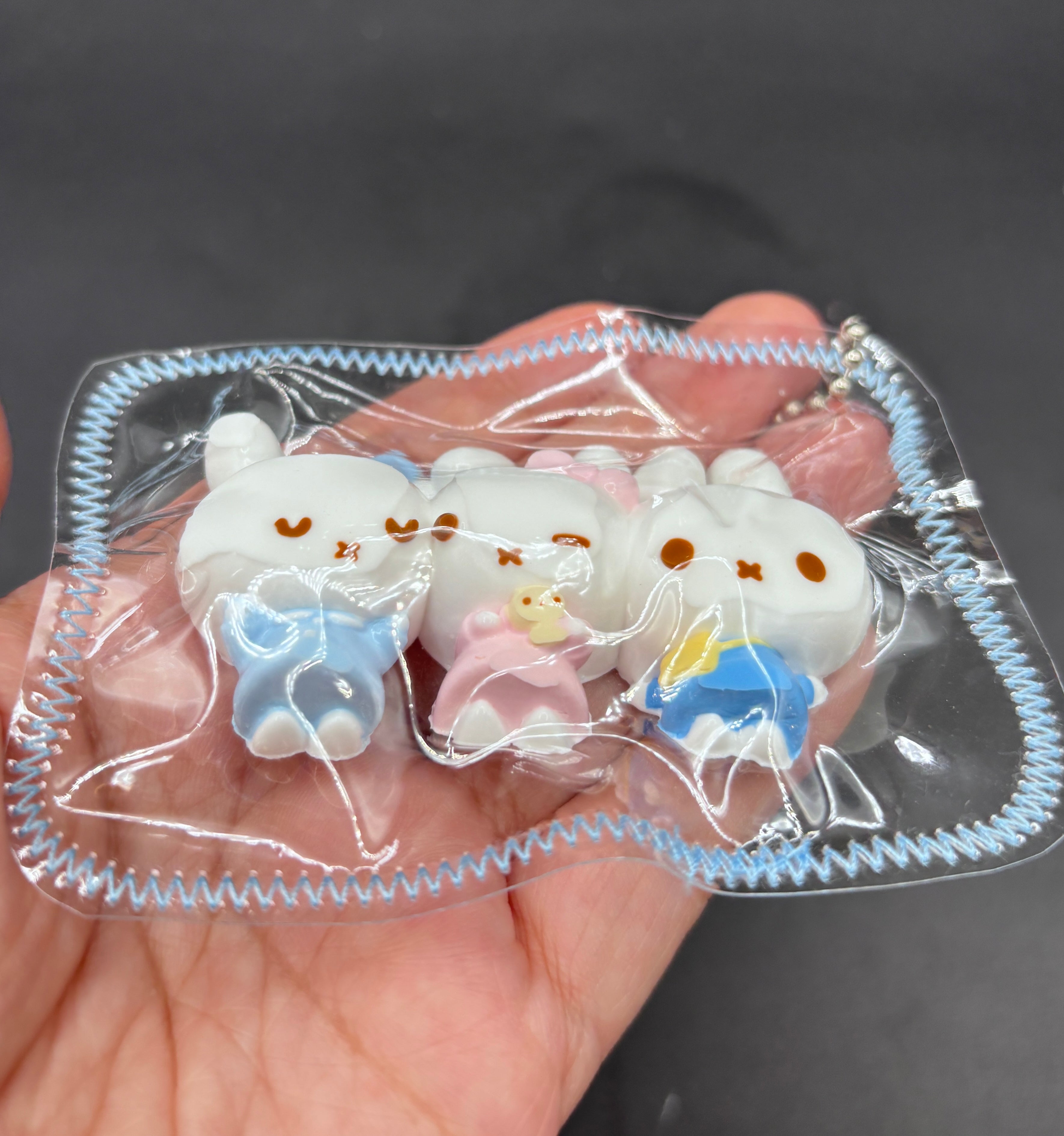 Pack of 3 mini Miffy family cute soft soft taba squishy