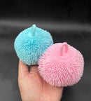 Large slushy moldable fuzzball