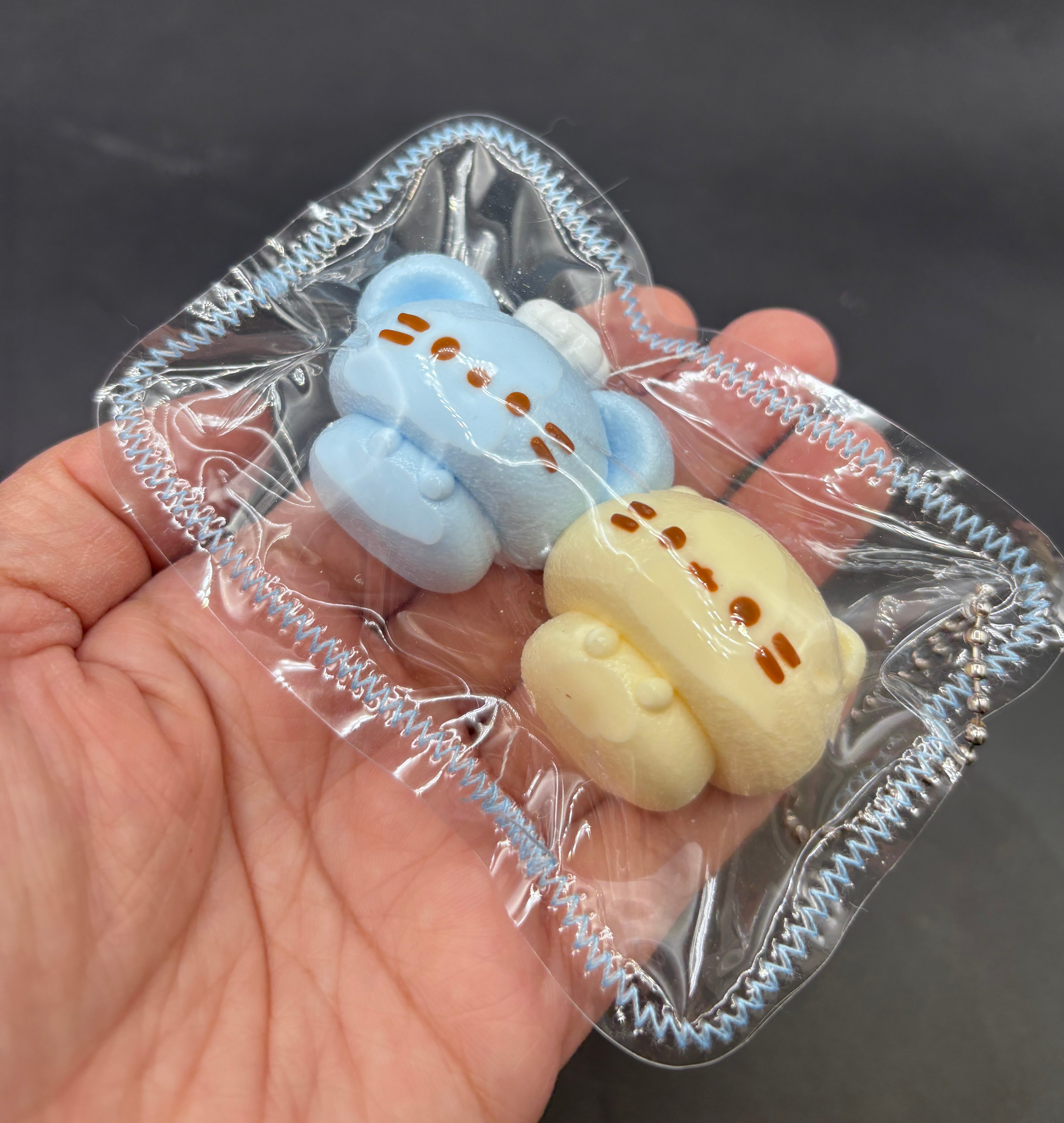 Pack of 2 kitty n mouse twin mini soft taba squishy