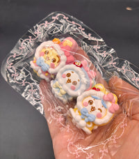 Super cute pack of 3 chiikawa mini  taba squishy