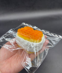 Cute kitty icecream waffle soft  taba squishy dated 12/7/25