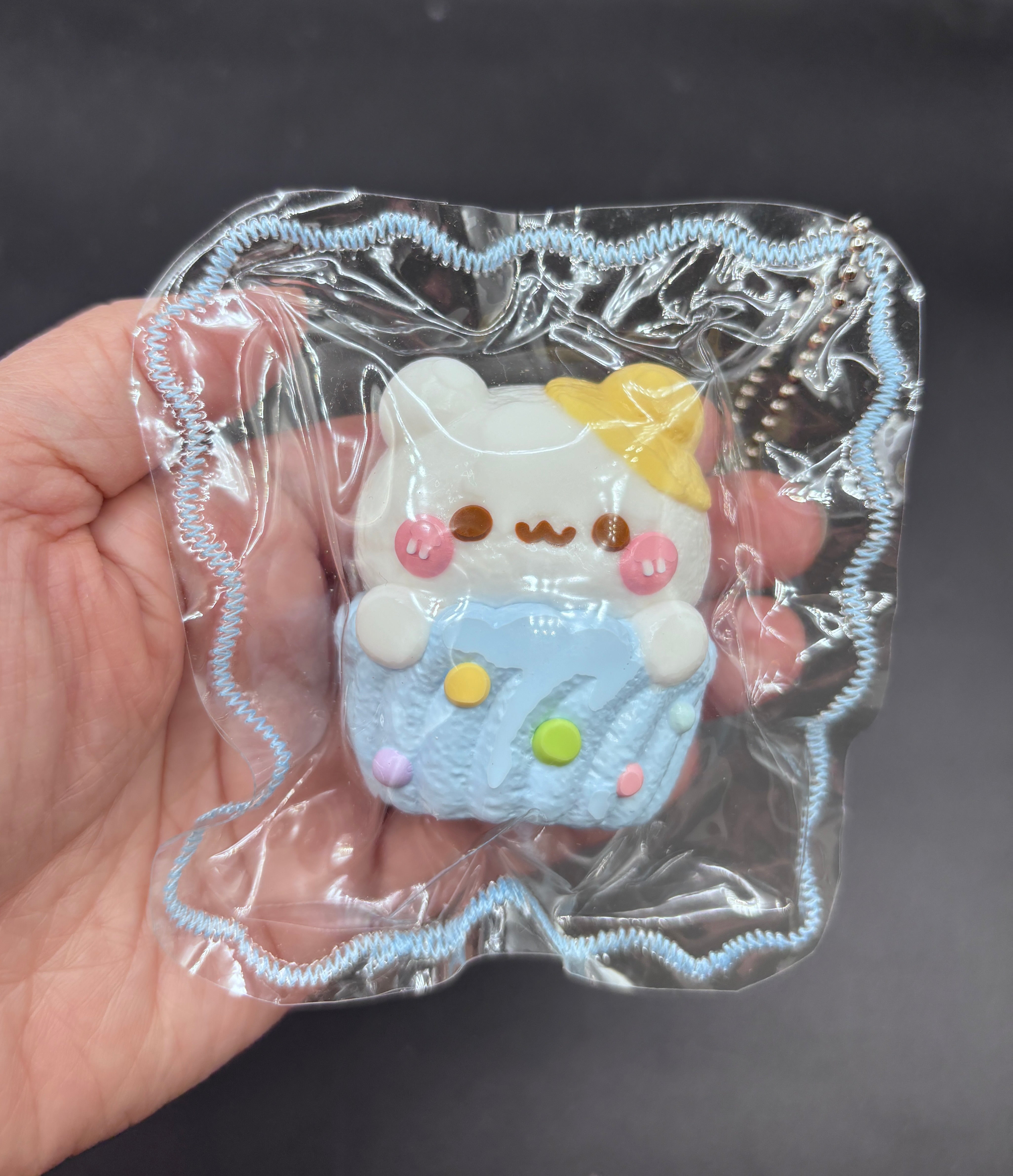 Keychain mini/small hamster cupcake taba cute