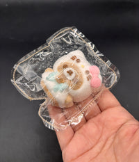 Small rilaxkitty soft taba cute (flocked or unflocked) taba squishy