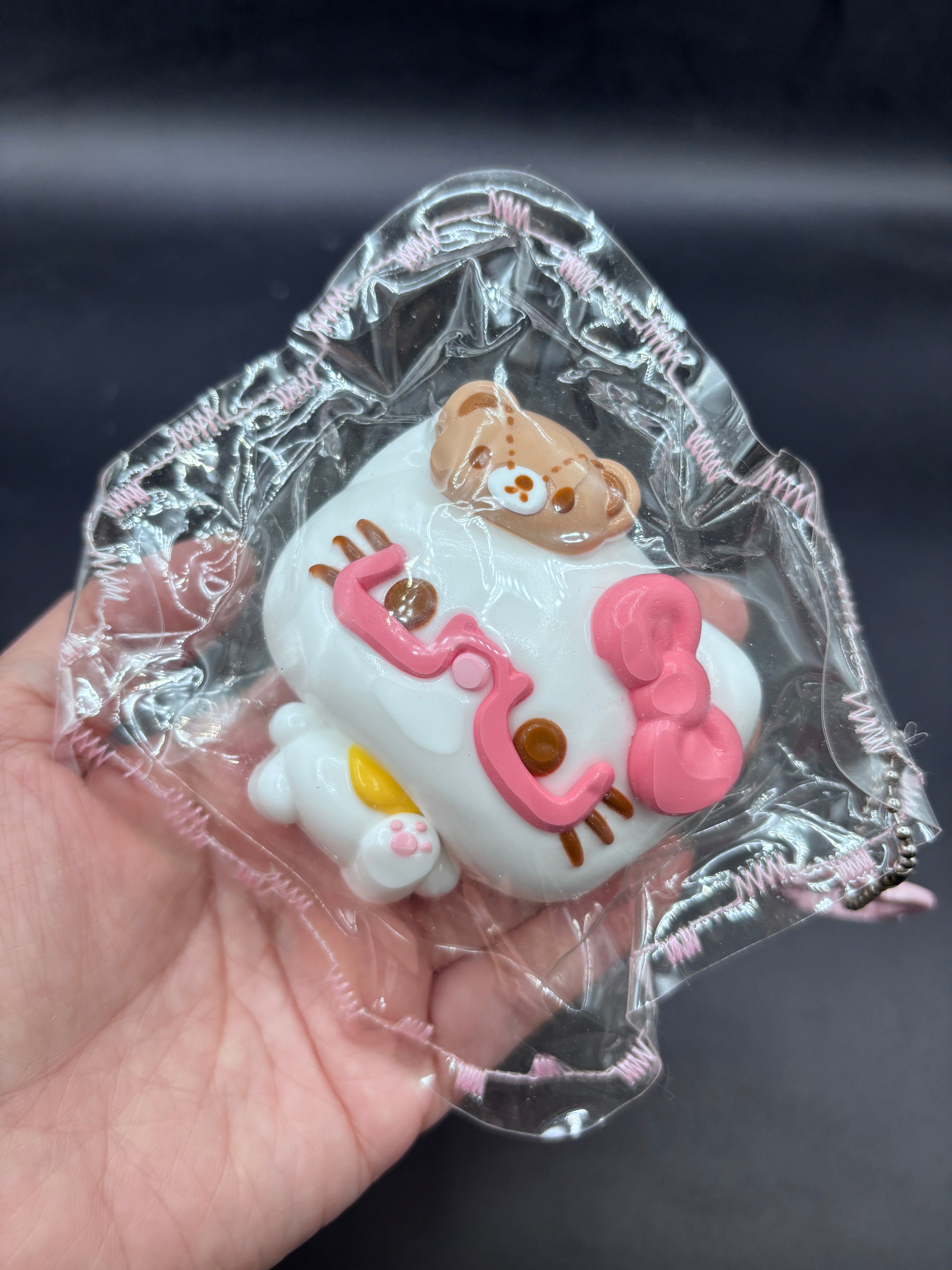 Cute glasses kitty taba squishy