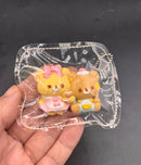 Mini keychain twins Rilakkuma set  taba squishy