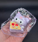 Kuromi side of plizza small detailed cute taba squishy