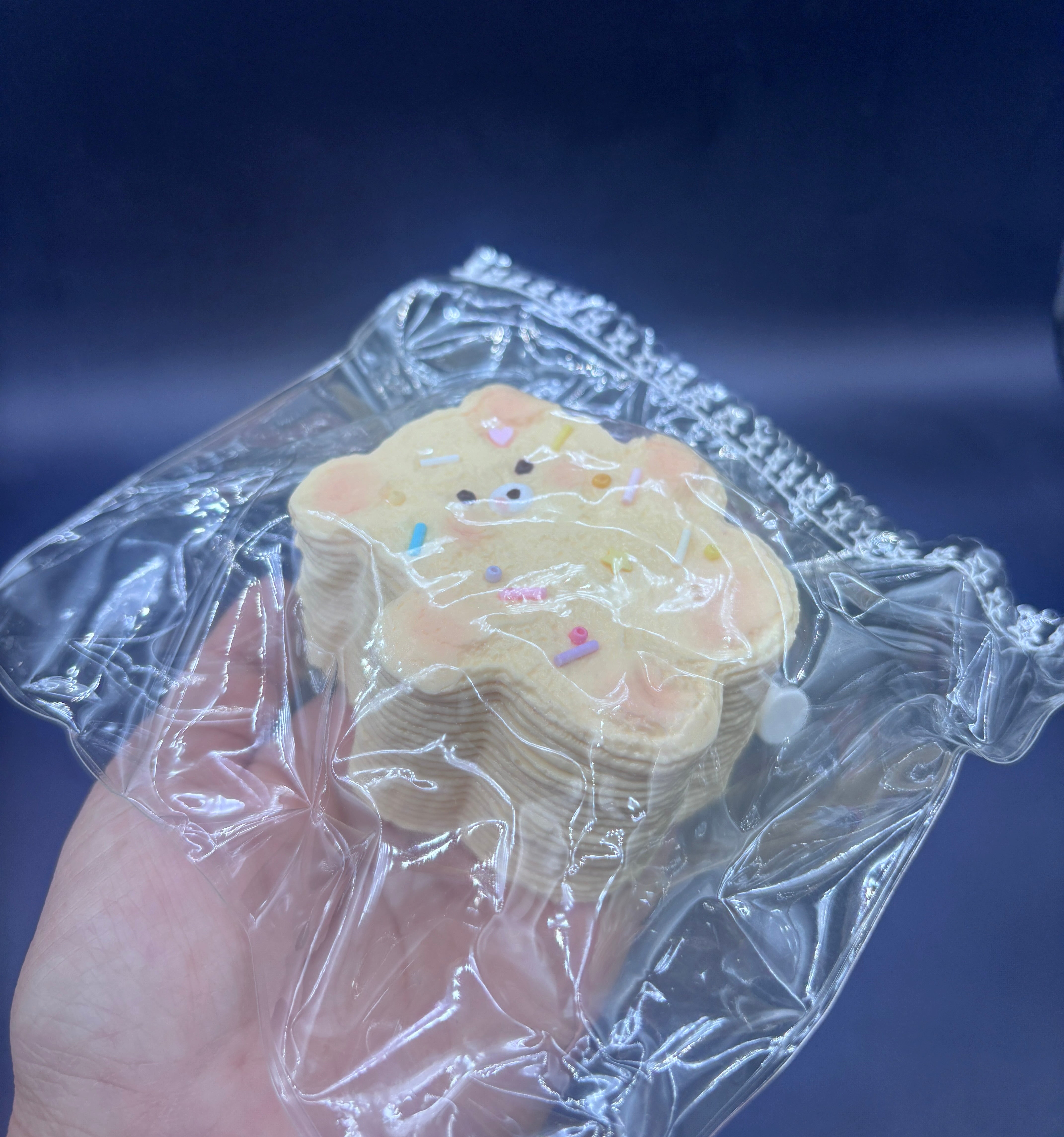 Frozen butter cute cookie bear taba squishy toy