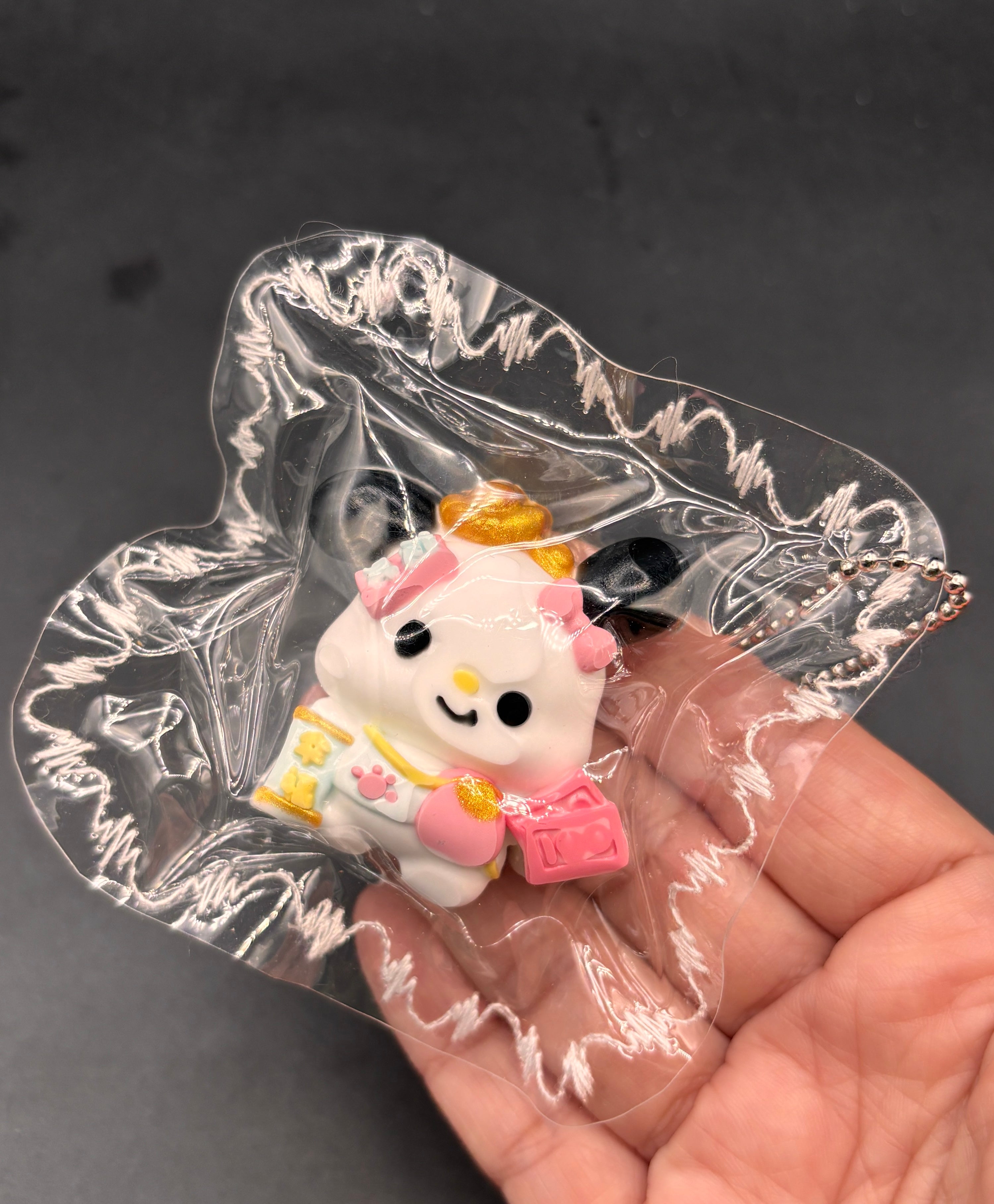 Mini keychain Pochaco taba squishy