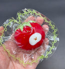 Tomato bear cute mini Taba keychain  taba squishy