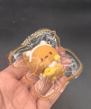 Mini keychain Bubu and 12 taba squishy
