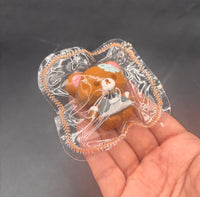 Cute mini rilakkuma keychain taba squishy