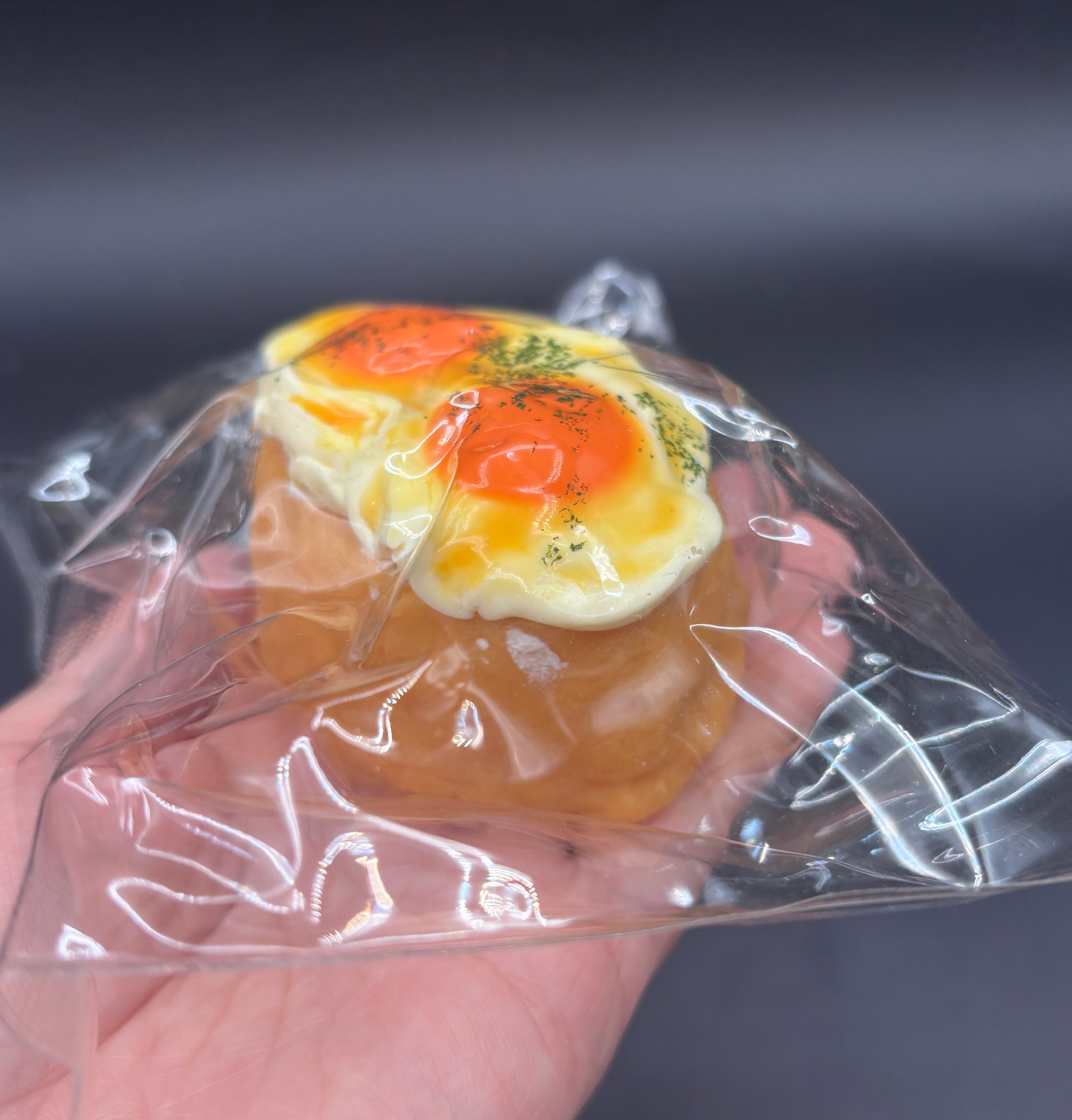 Sunny side up egg toast taba soft
