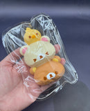 Cute stack of Rilakkuma taba soft squishy