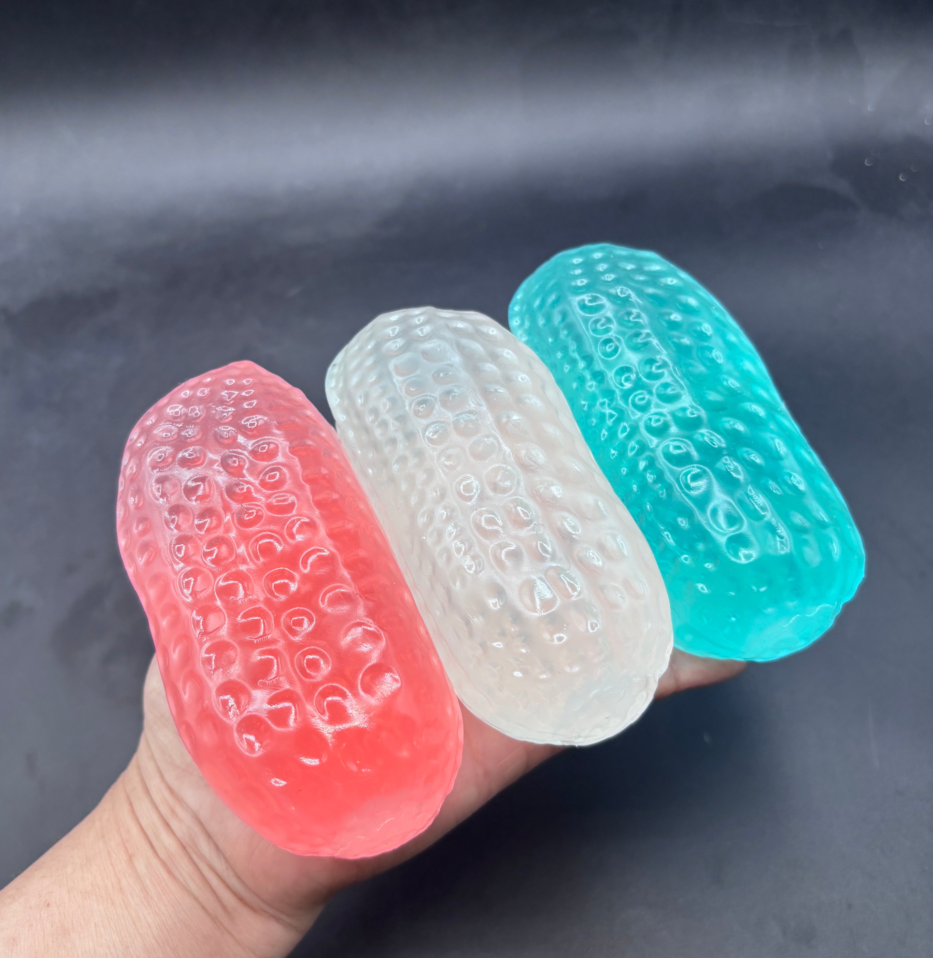Crystal Vaseline moldable peanut