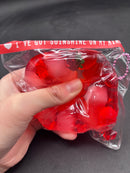 Strawberry jelly cube with taba slime Stress Ball