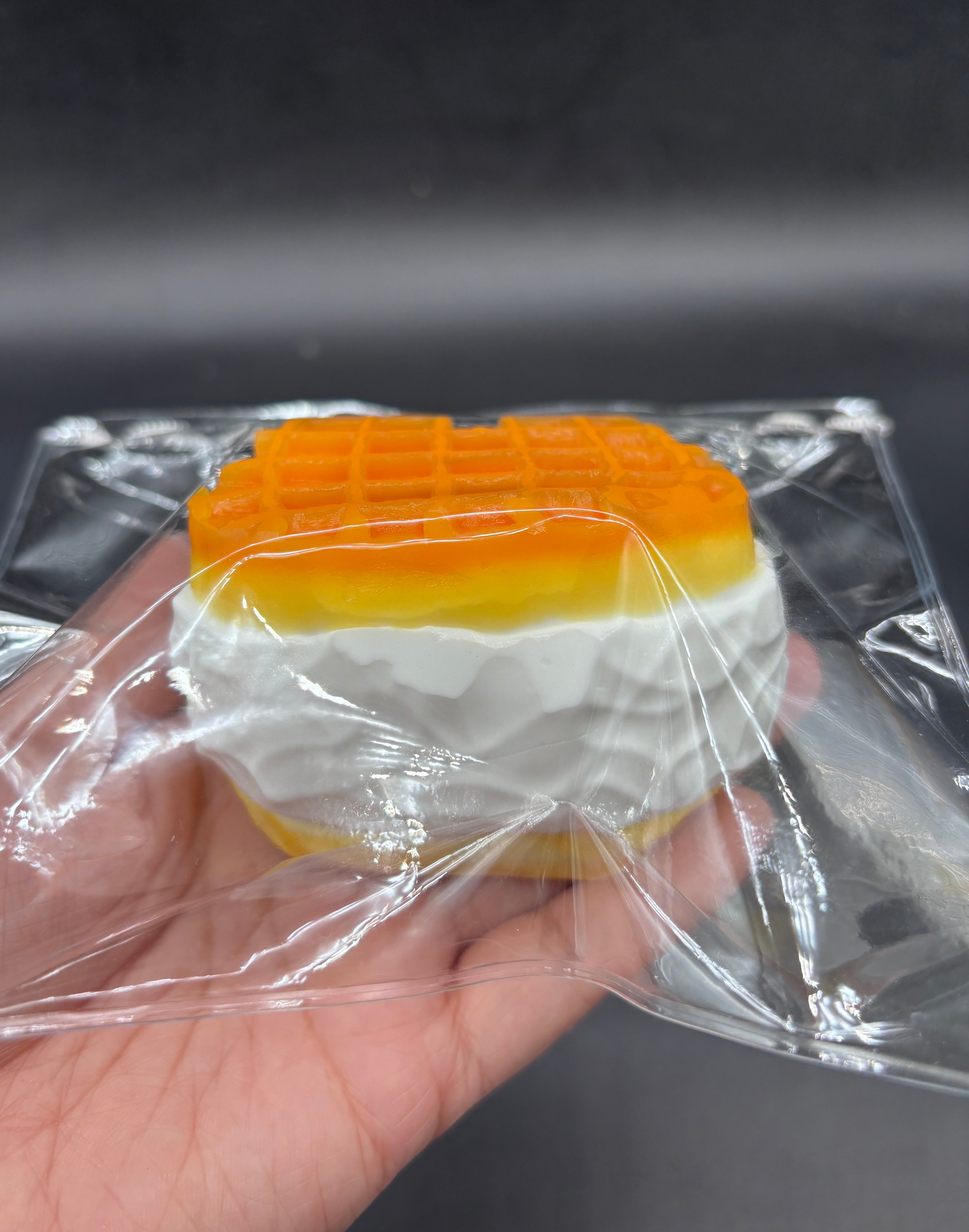 Cute kitty icecream waffle soft  taba squishy dated 12/7/25