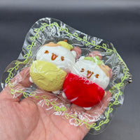 Cute  Taba keychain sleeping hamster soft  taba squishy