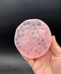 Pink marble Vaseline ball (makes sounds & rumbles in your hand!)stressball