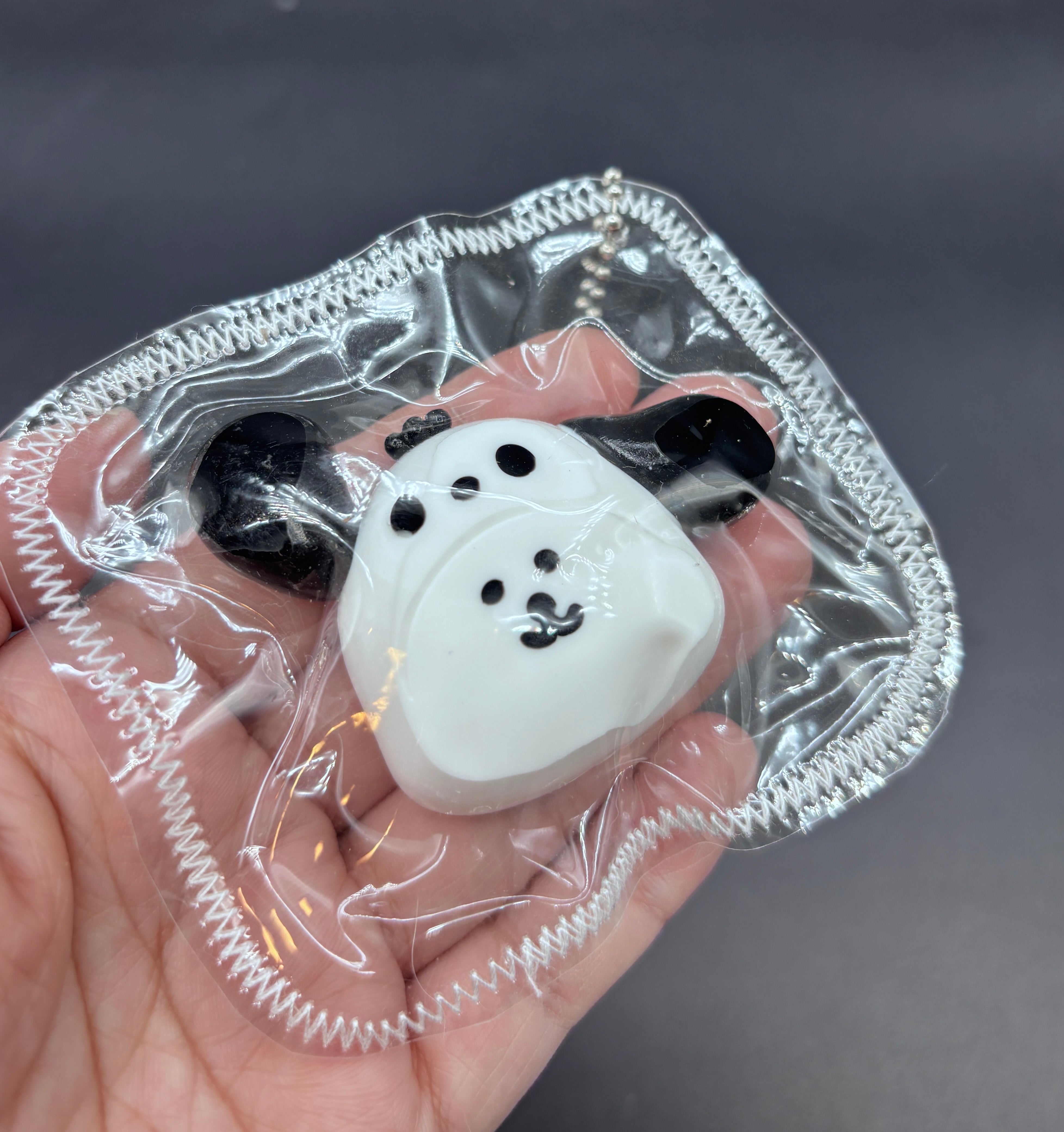 Bear with a puppy hoodie mini Taba keychain