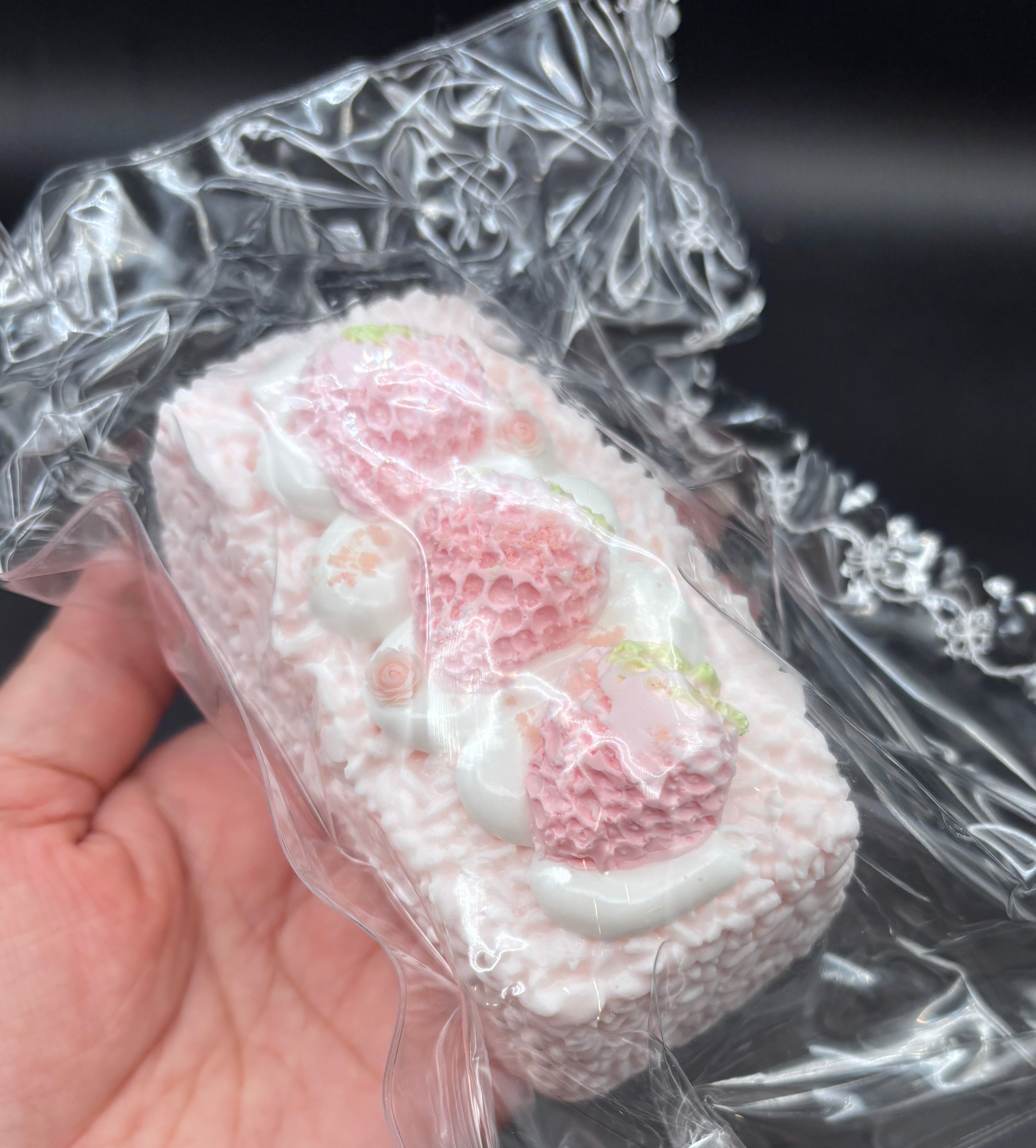 Frozen butter soft moldable strawberry rice cake read des!