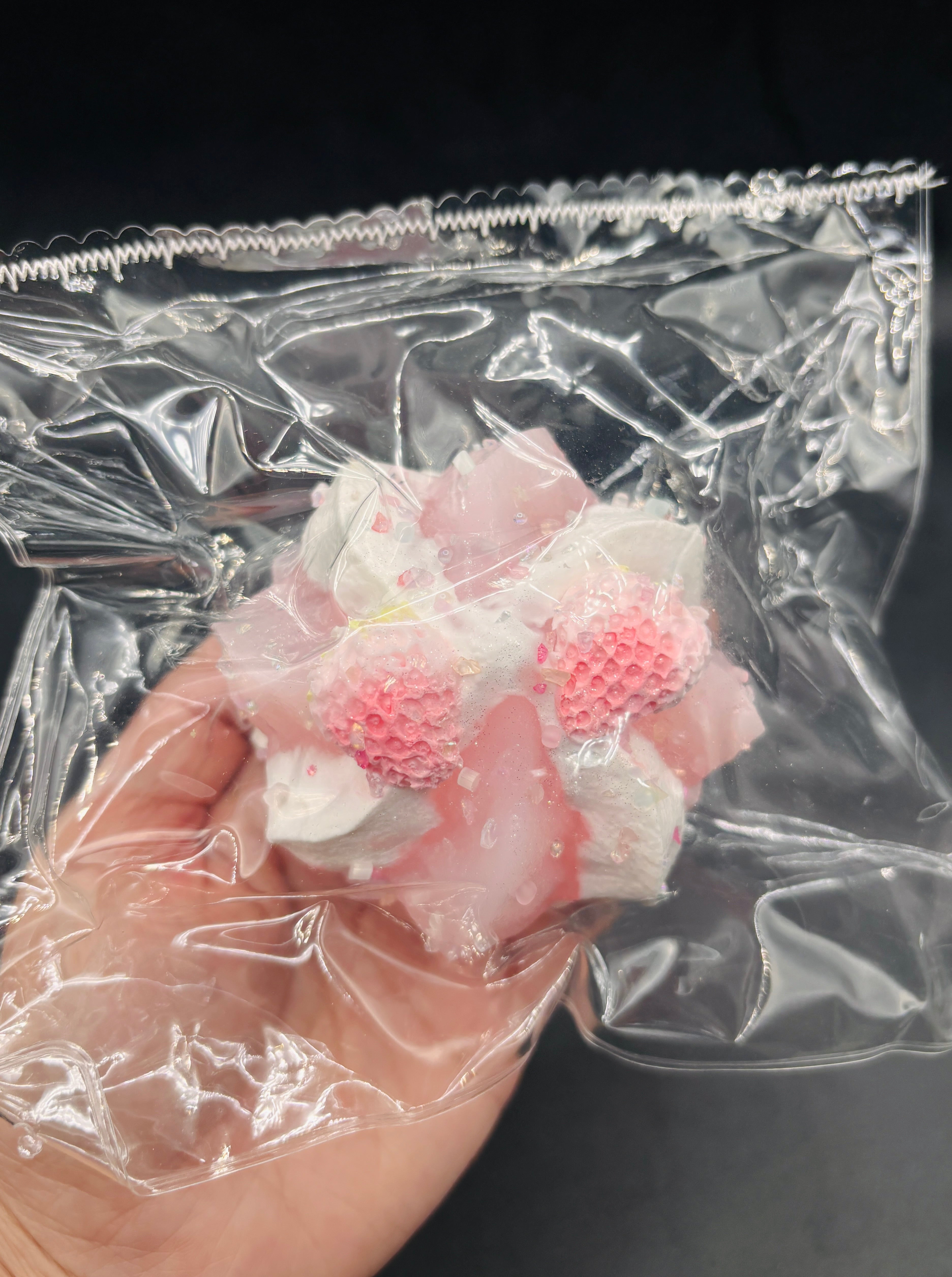Frozen butter new strawberry whipped cream soft  taba squishy