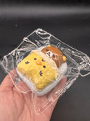 Water textured super soft Cute Rilakkuma sleeping taba squishy