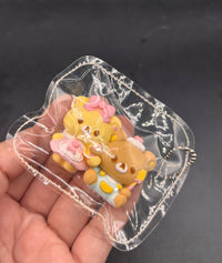 Mini keychain twins Rilakkuma set  taba squishy