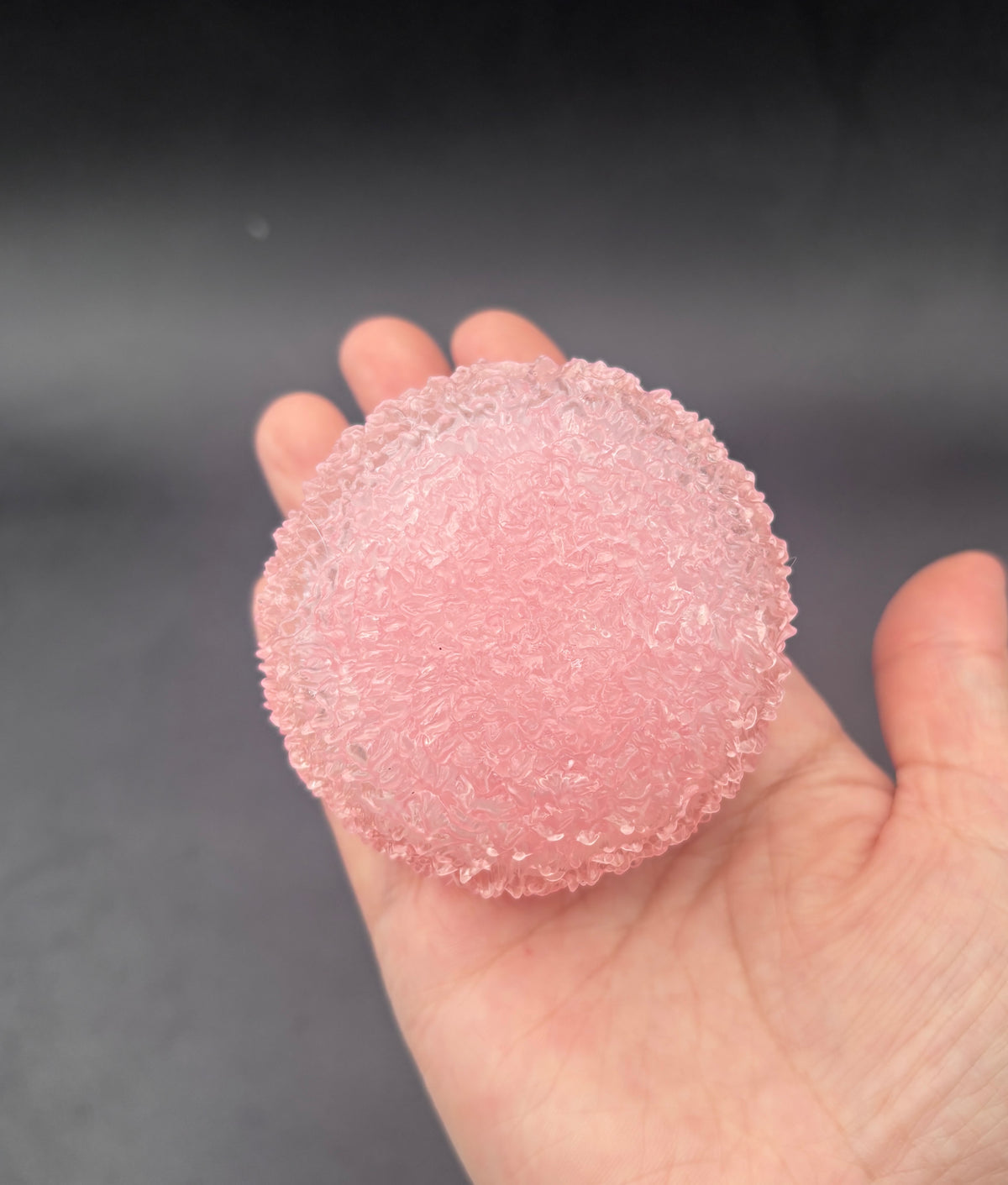 ICE CRACKLE texured crunchy slime stressball
