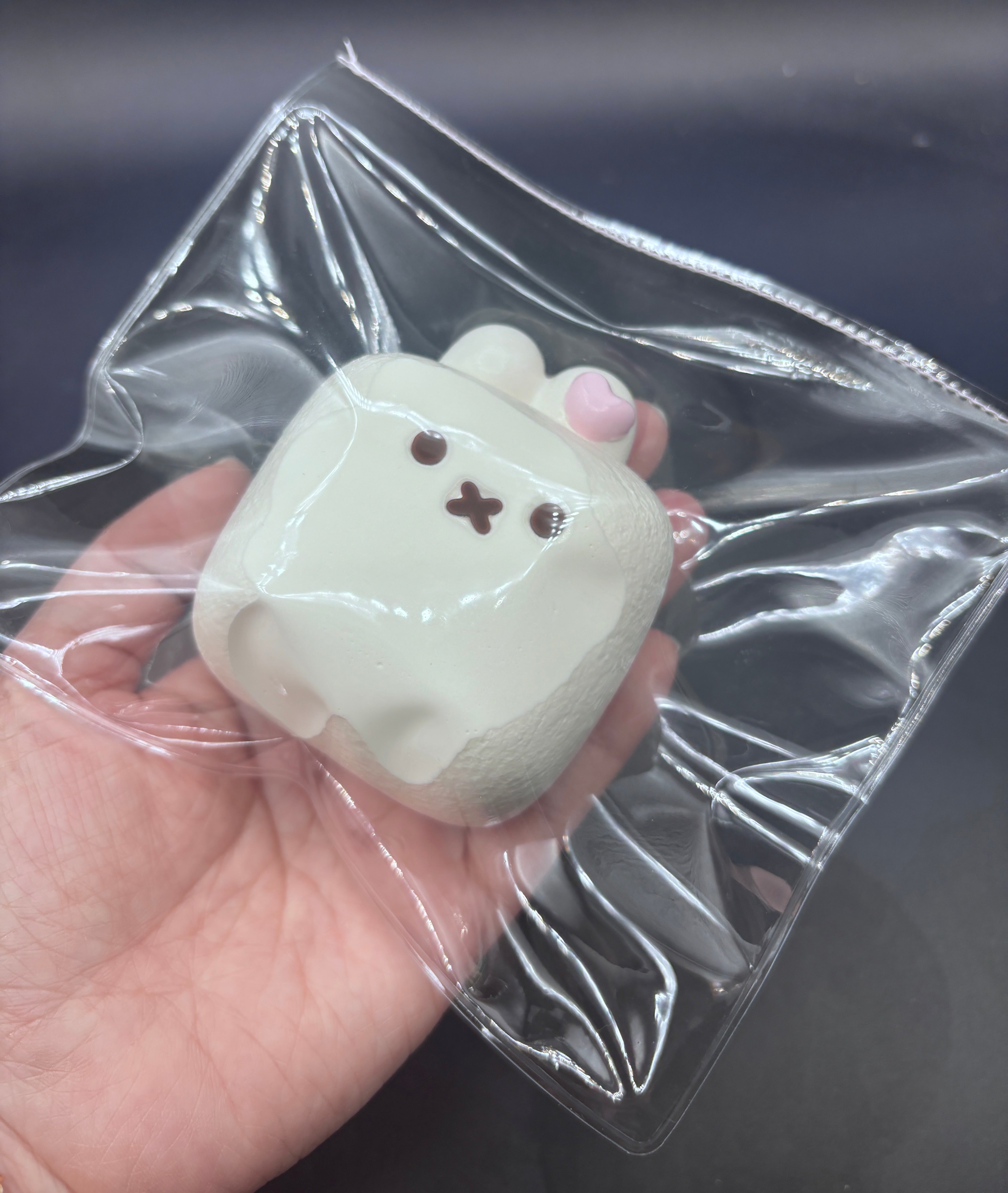 Water textured super soft Miffy bun  taba squishy