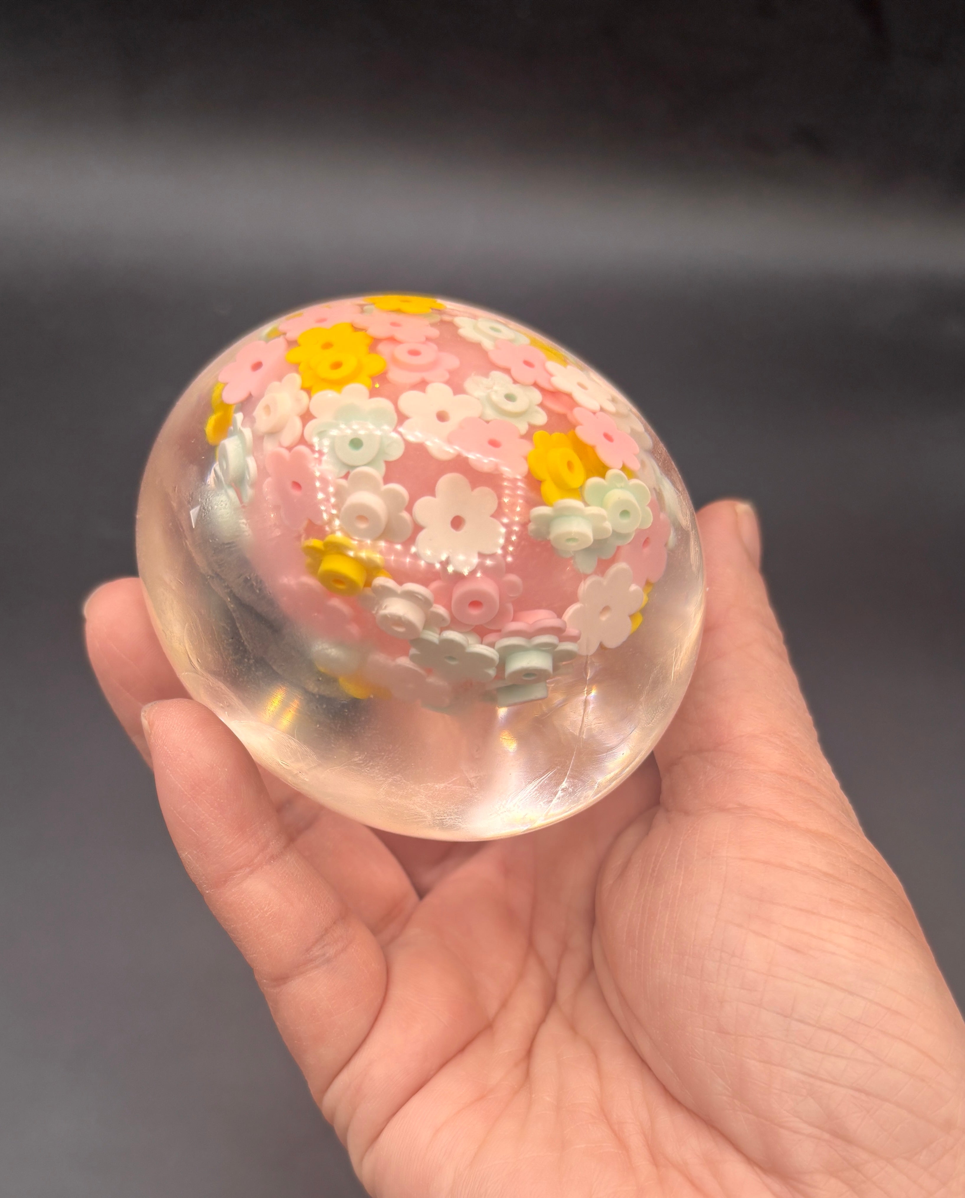 LIMITED cherry blossom stressball putty textured