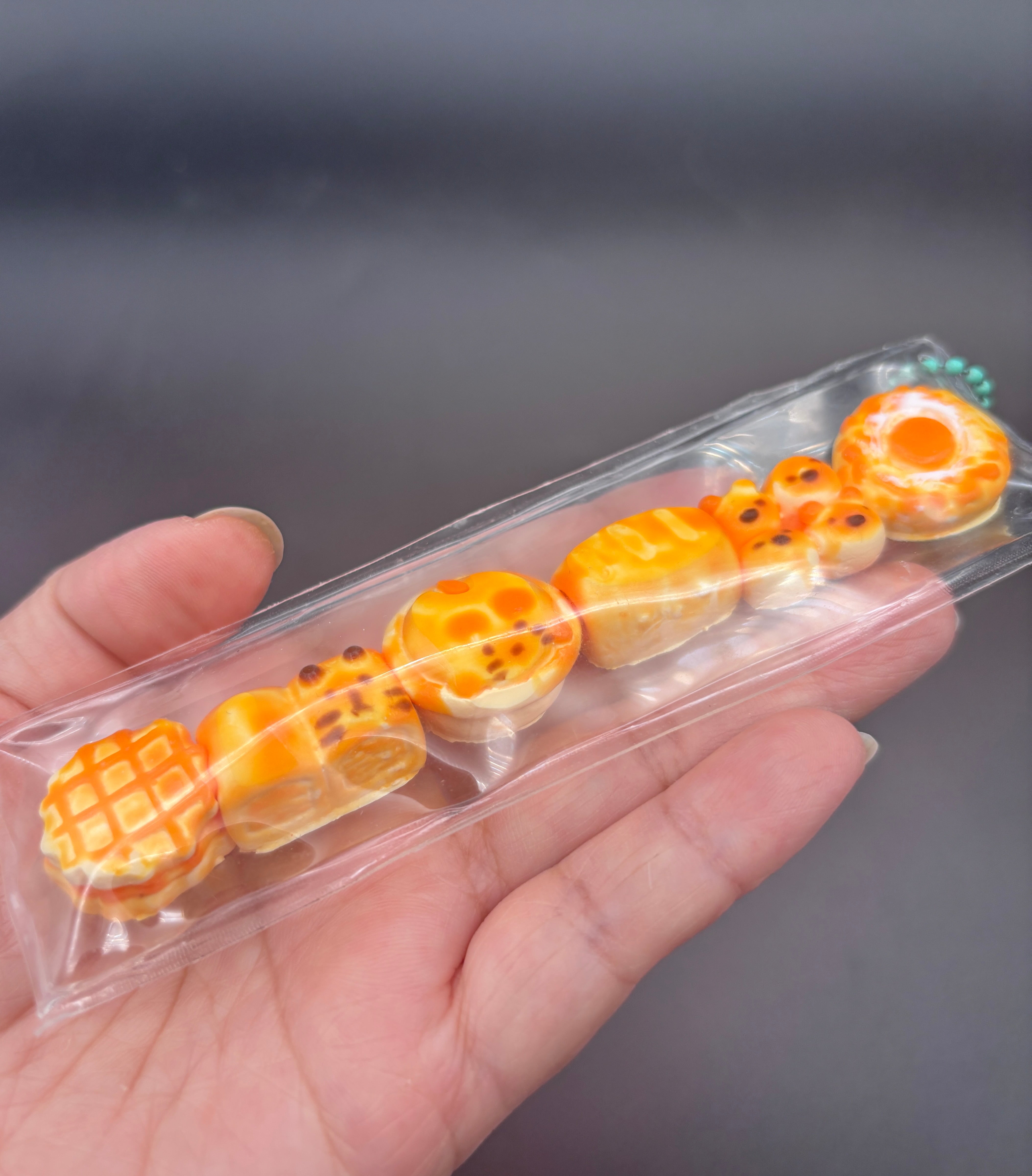 Mini food bakery food keychain Taba Squishy Toy