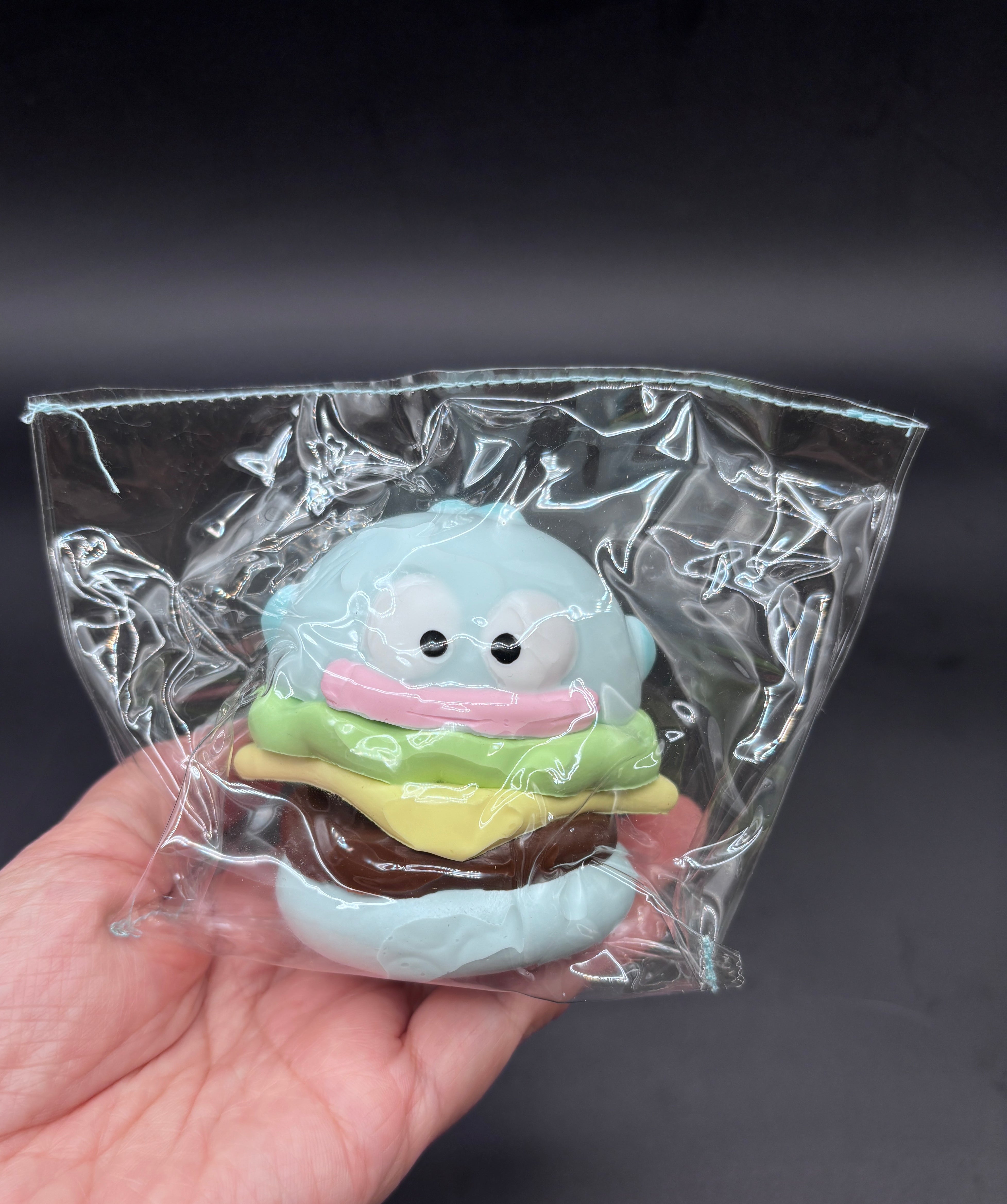 Hangyodon layered hamburger frozen butter textured stiff  taba squishy